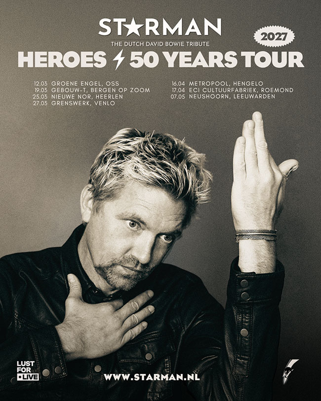 Clubtour starman - Heroes - 50 years Tour